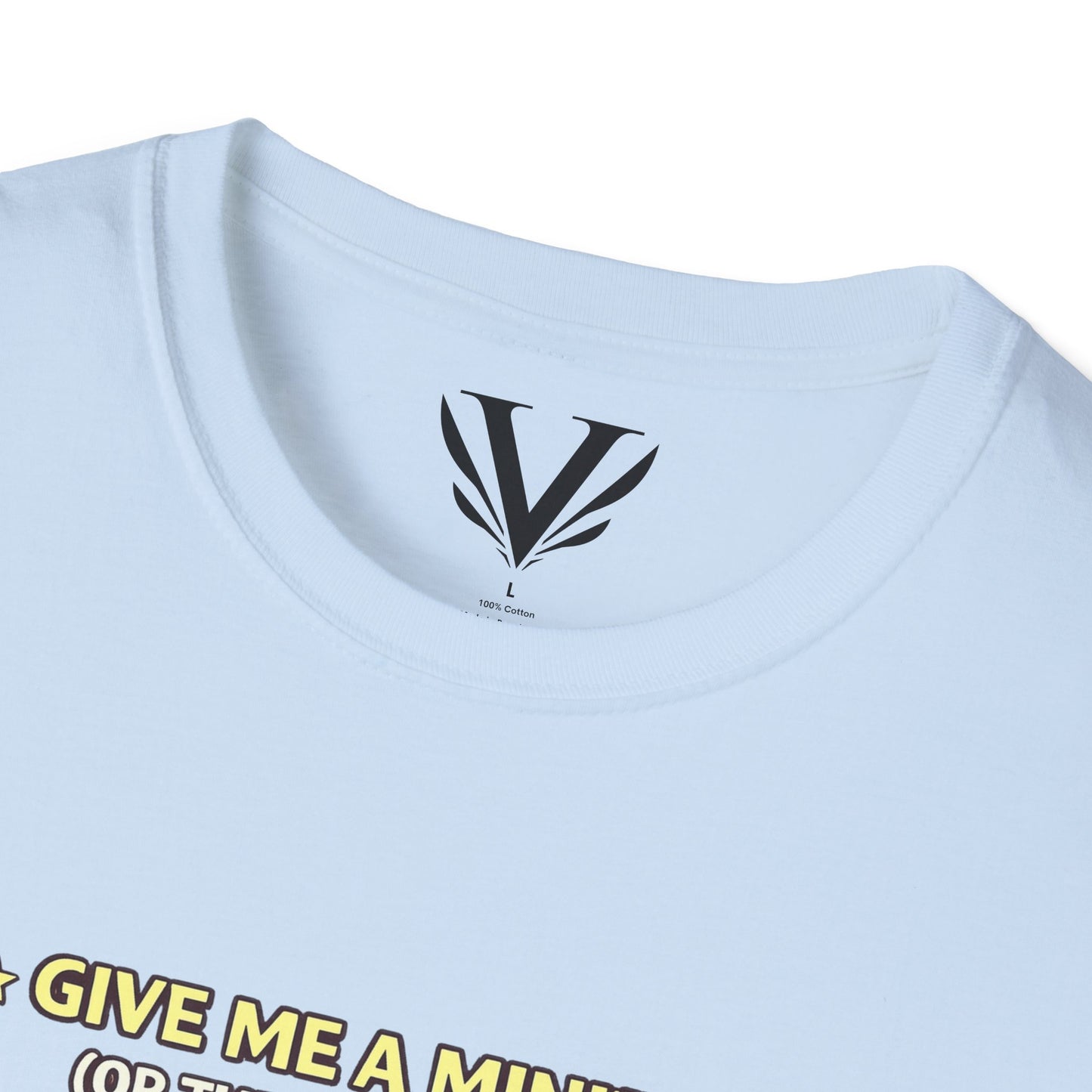 "Give Me a Minute Tee" — Cozy Anime “Three Episodes” Graphic (Unisex Softstyle)