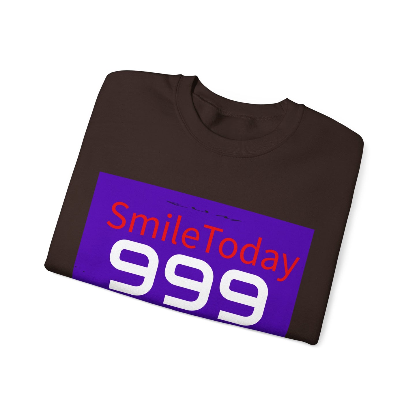 Unisex Heavy Blend Crewneck Sweatshirt - Smile Today Design, Cozy Fall Outfit, Gift for Him/Her, Motivational Apparel, Everyday Wear
