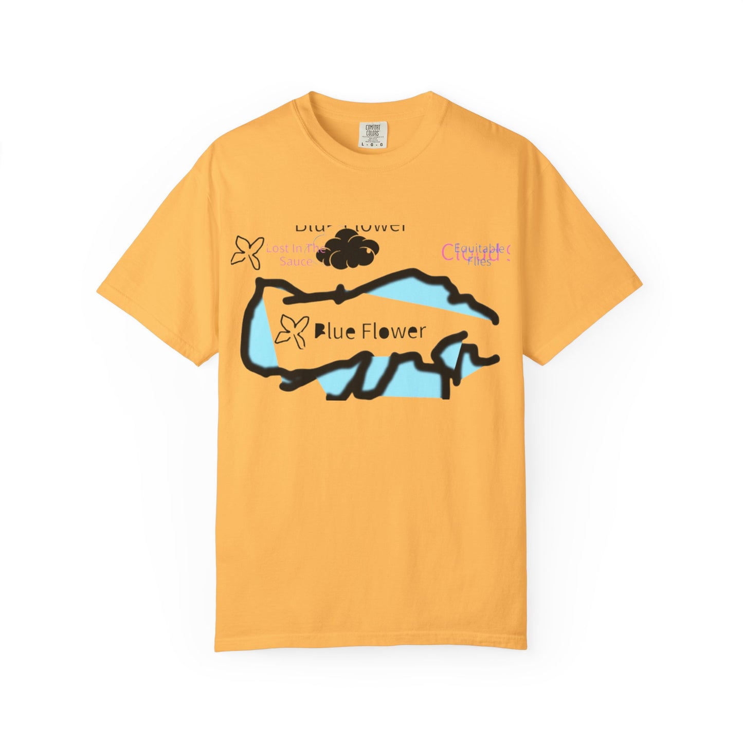 Blue Flower Cloud T-Shirt