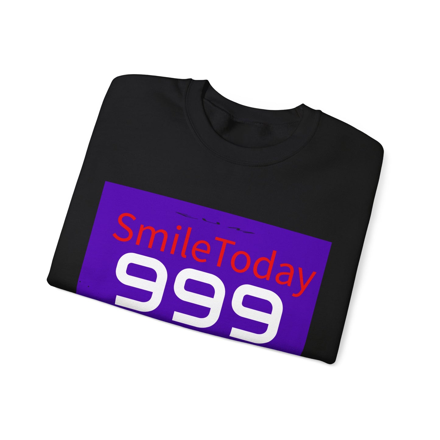 Unisex Heavy Blend Crewneck Sweatshirt - Smile Today Design, Cozy Fall Outfit, Gift for Him/Her, Motivational Apparel, Everyday Wear