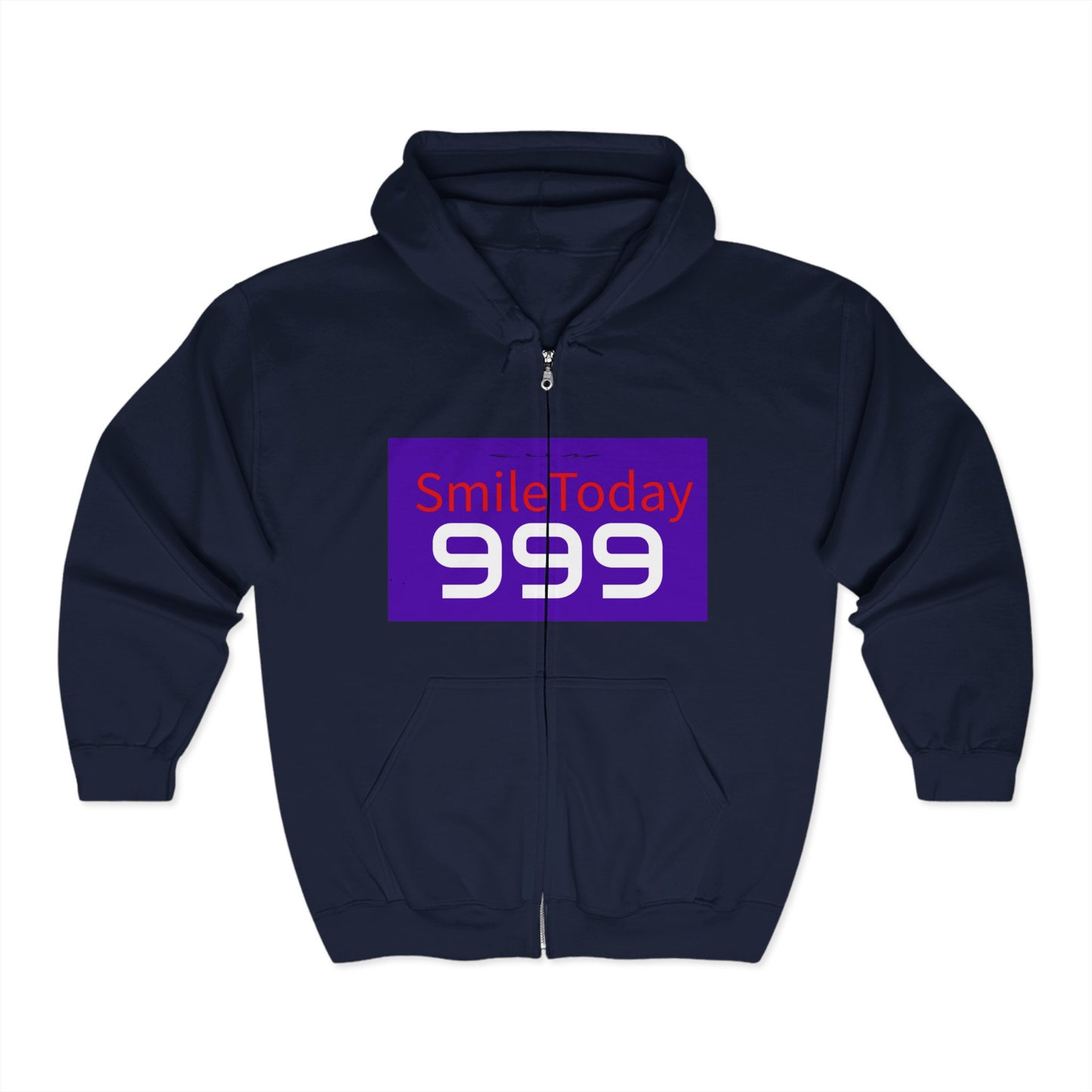 Smile Today Zip-Up Hoodie