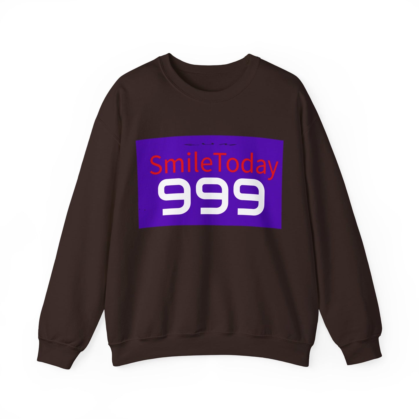 Unisex Heavy Blend Crewneck Sweatshirt - Smile Today Design, Cozy Fall Outfit, Gift for Him/Her, Motivational Apparel, Everyday Wear