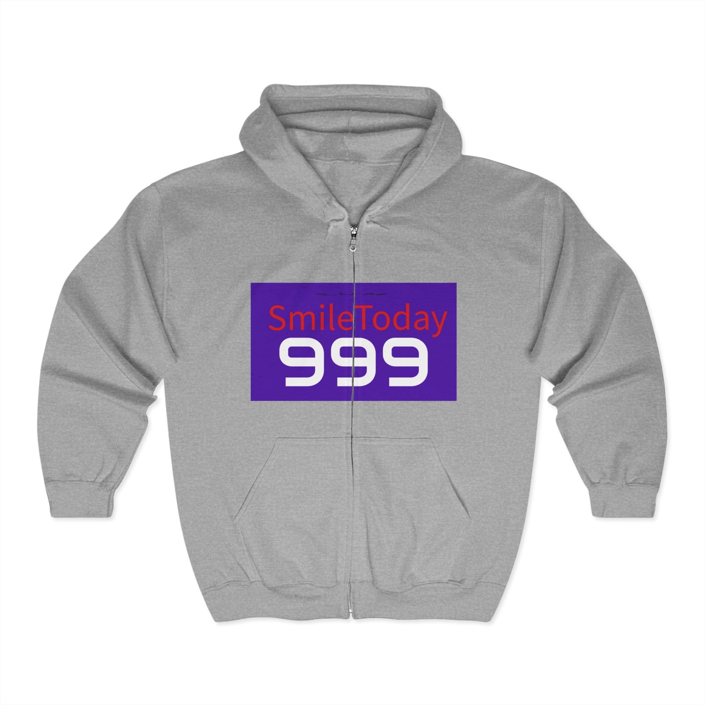 Smile Today Zip-Up Hoodie