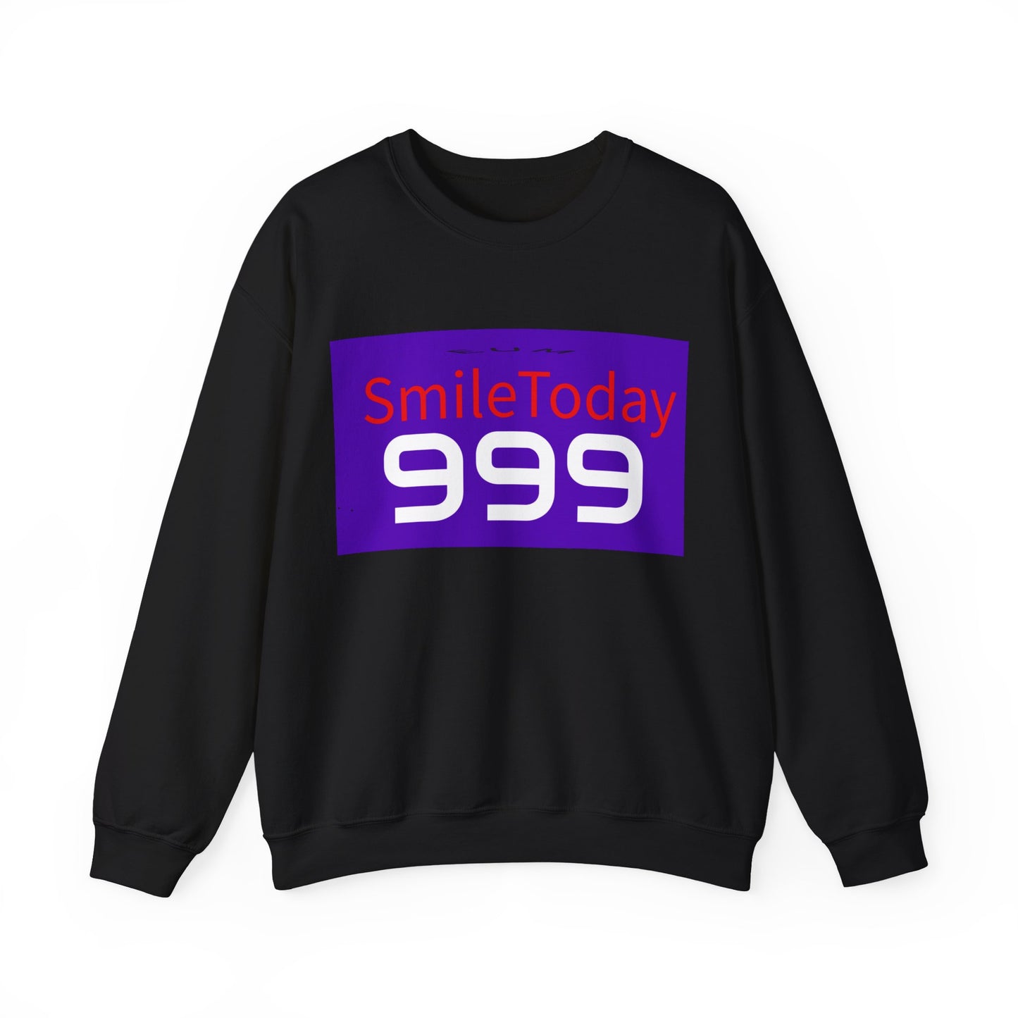Unisex Heavy Blend Crewneck Sweatshirt - Smile Today Design, Cozy Fall Outfit, Gift for Him/Her, Motivational Apparel, Everyday Wear