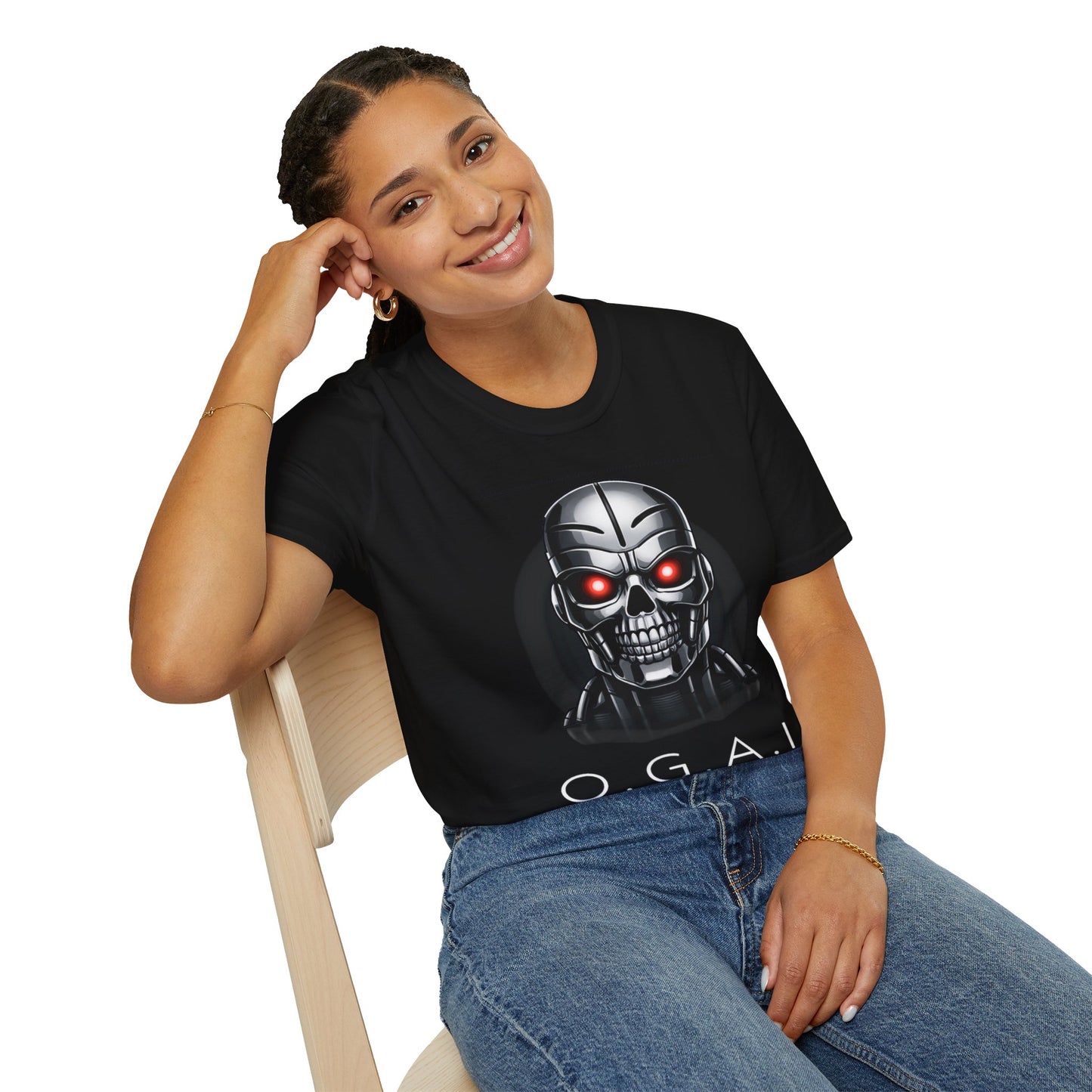 O.G.A.I. — Red-Eye Endoskeleton Tee (Unisex Softstyle)
