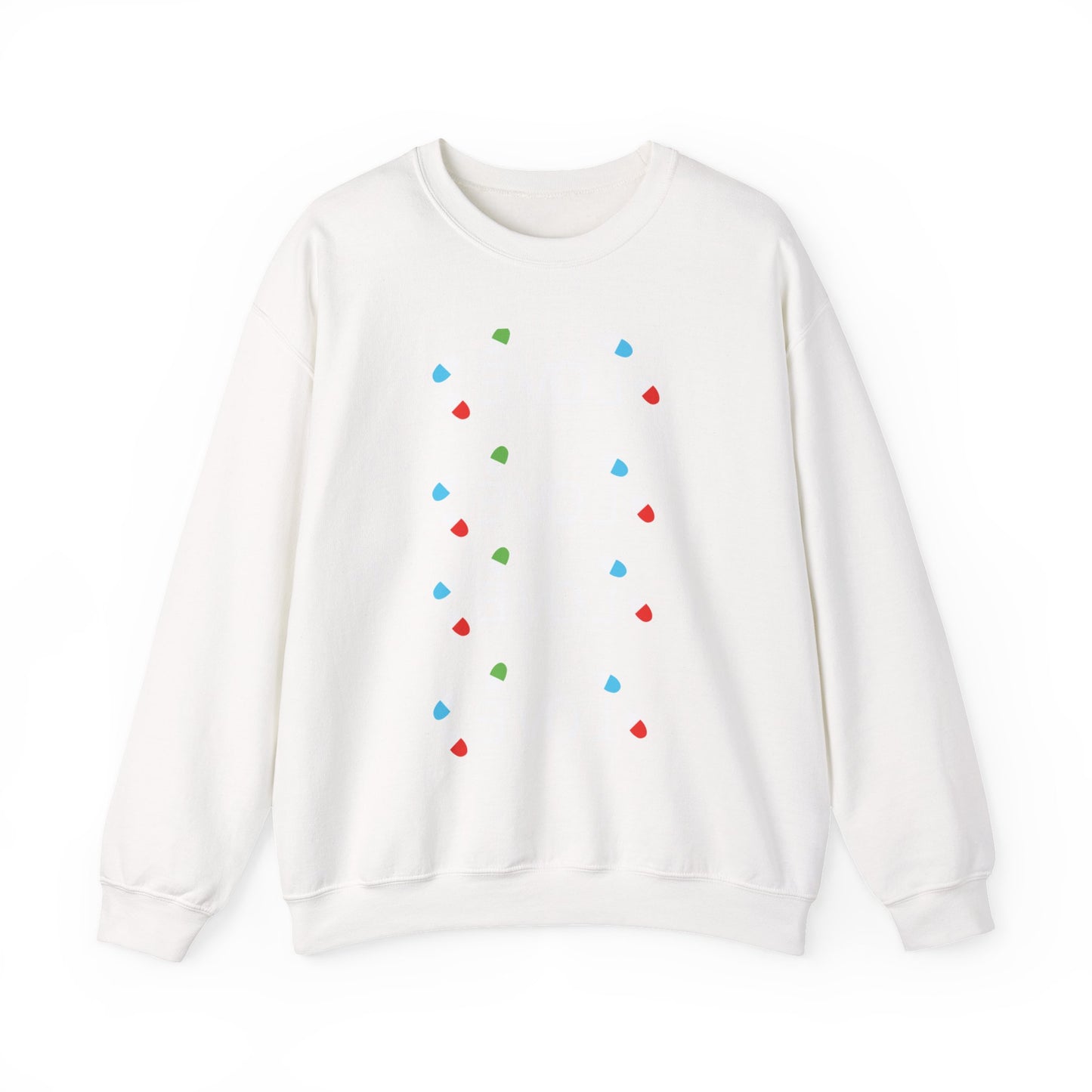 LOVE Colorful Heart Dots Crewneck Sweatshirt