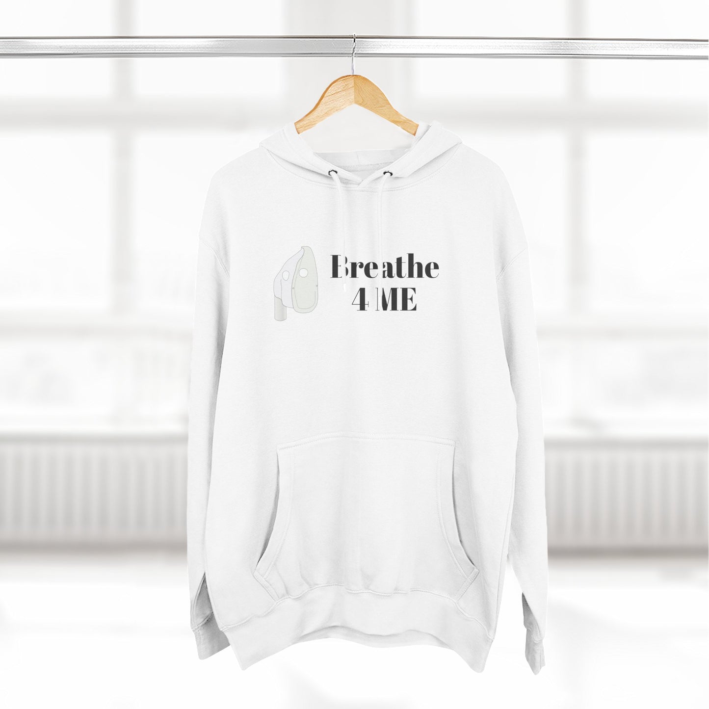 Breath For ME Fleece Hoodie