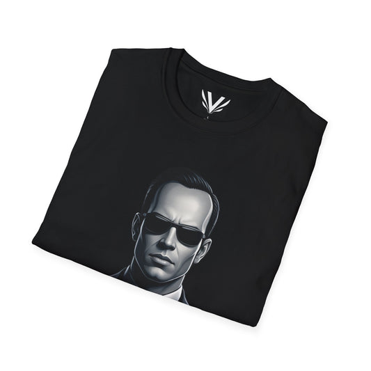 O.G.A.I. — The Suit & Sunglasses “System Agent” Tee (Unisex Softstyle)