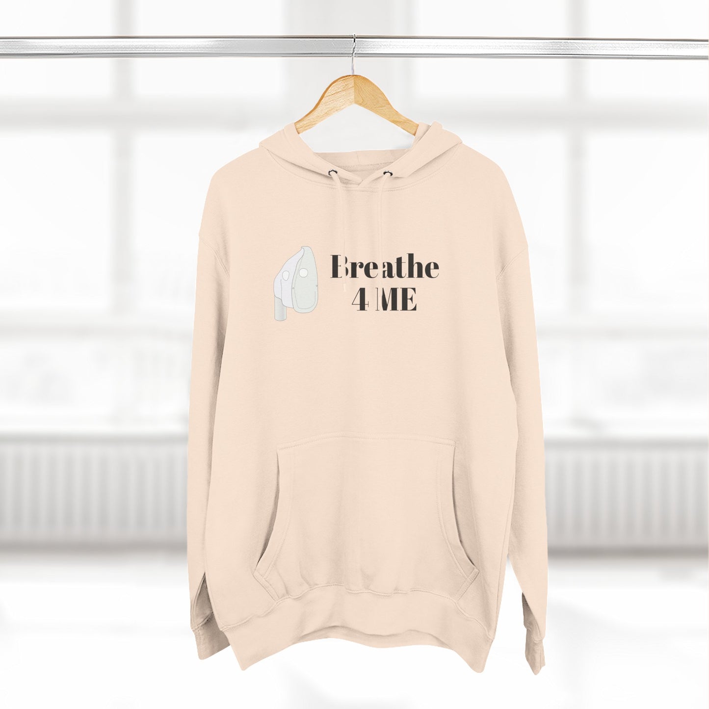 Breath For ME Fleece Hoodie