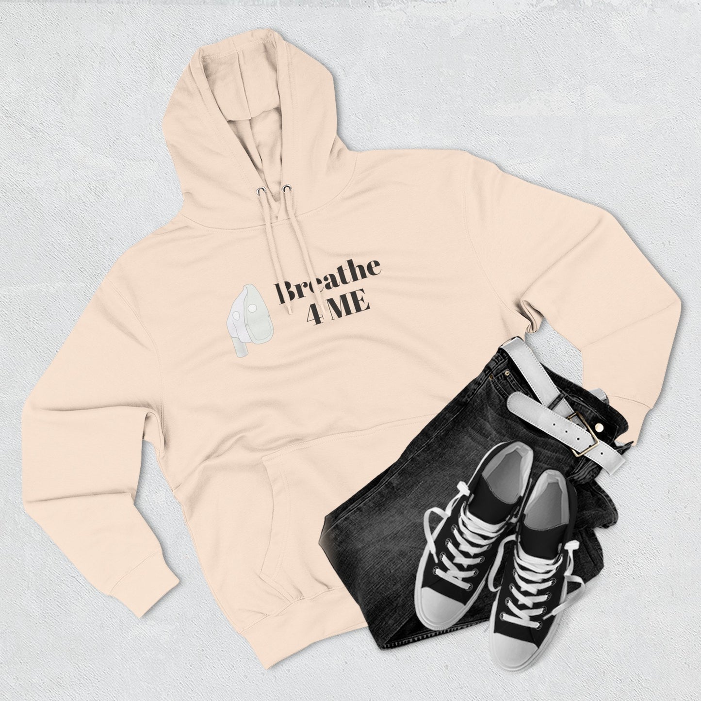 Breath For ME Fleece Hoodie