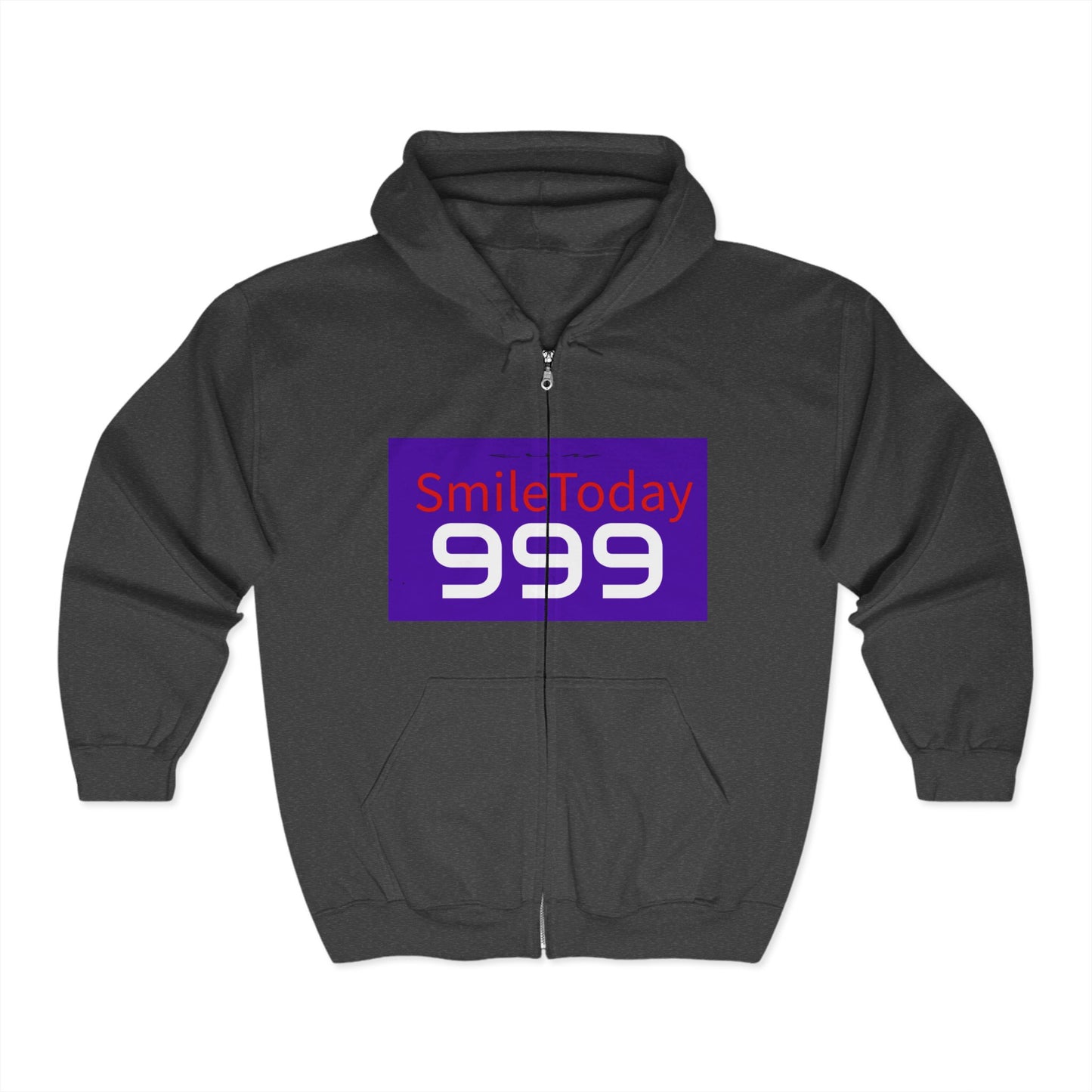 Smile Today Zip-Up Hoodie