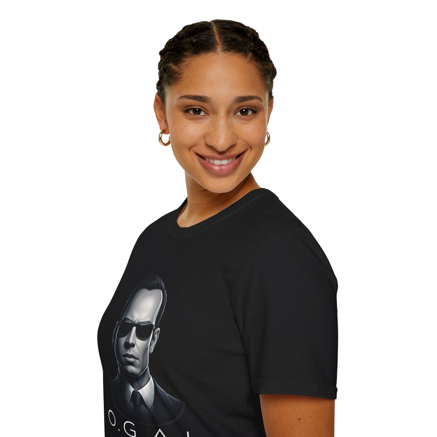 O.G.A.I. — The Suit & Sunglasses “System Agent” Tee (Unisex Softstyle)