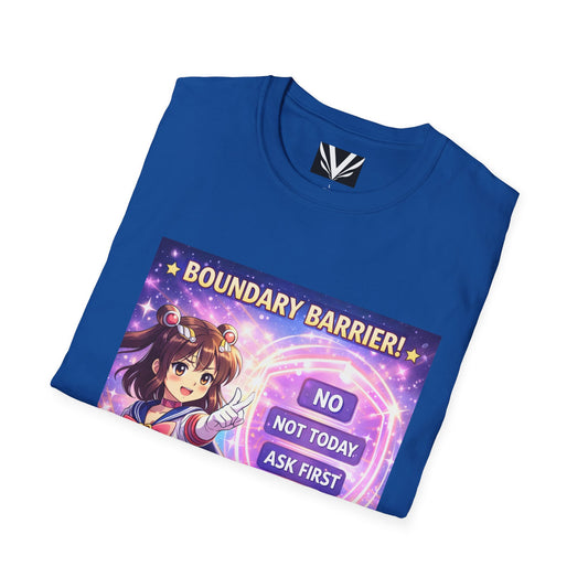 "Boundary Barrier" Tee — Anime Magical Shield Graphic (Unisex Softstyle)