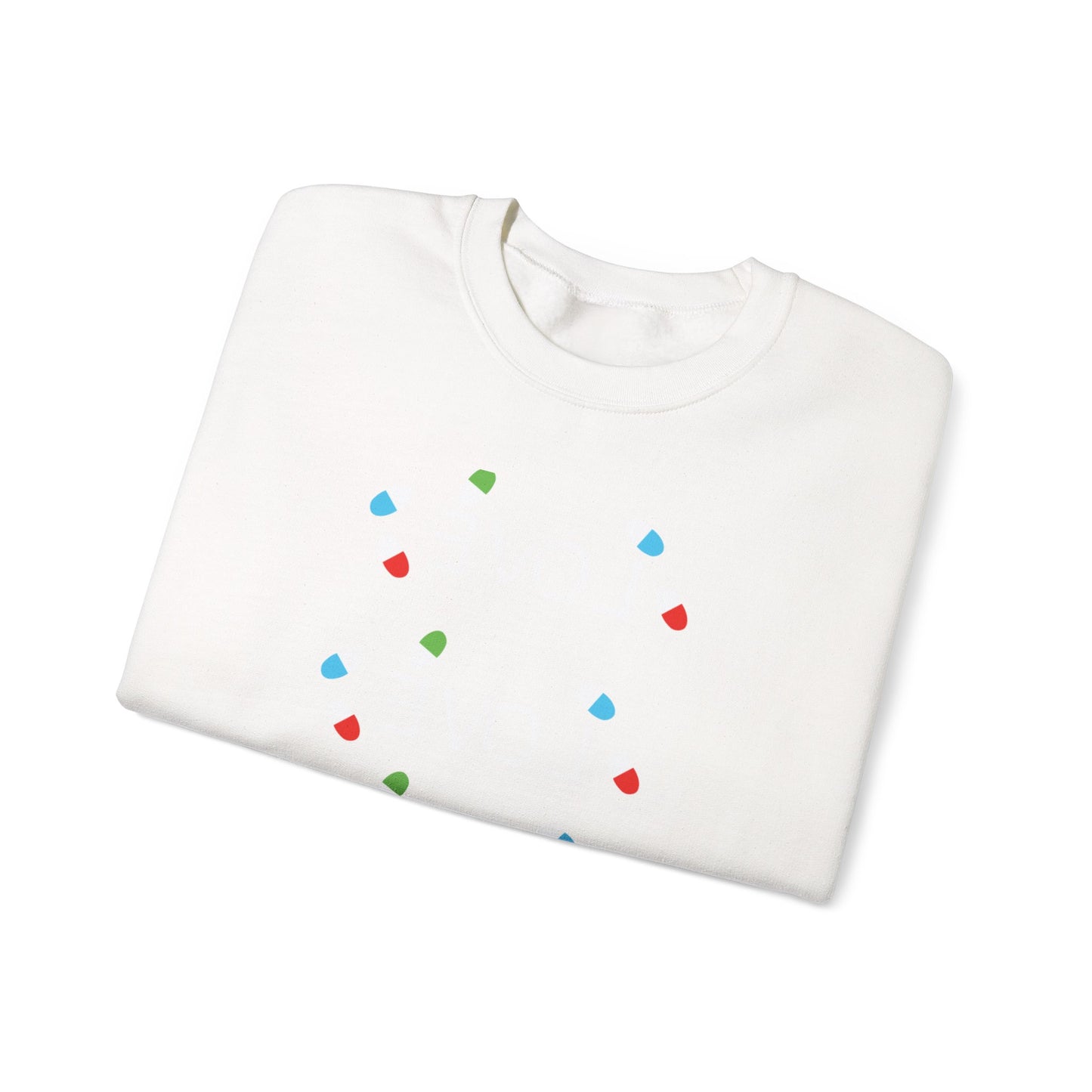 LOVE Colorful Heart Dots Crewneck Sweatshirt