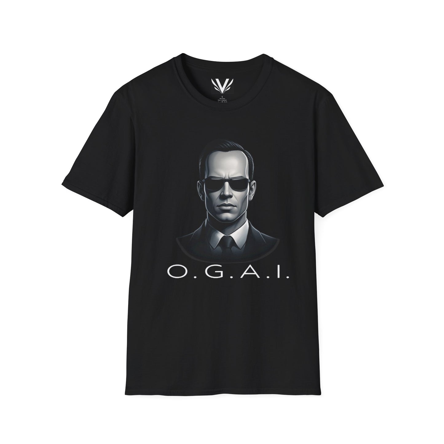 O.G.A.I. — The Suit & Sunglasses “System Agent” Tee (Unisex Softstyle)