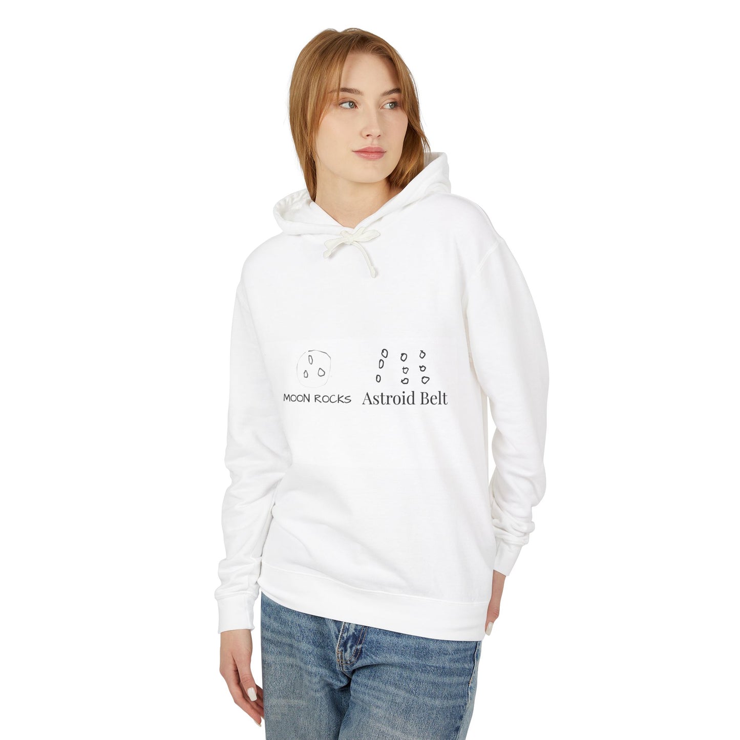 Asteroid design Lightweight Hooded Sweatshirt - Vuri Clothing original