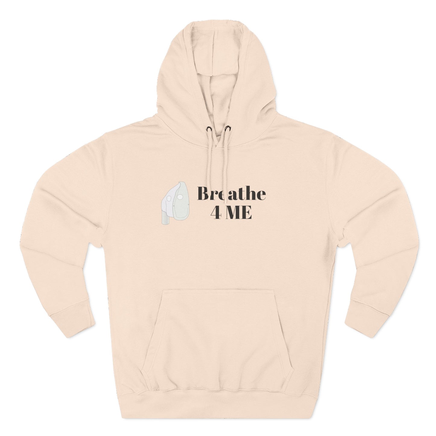 Breath For ME Fleece Hoodie