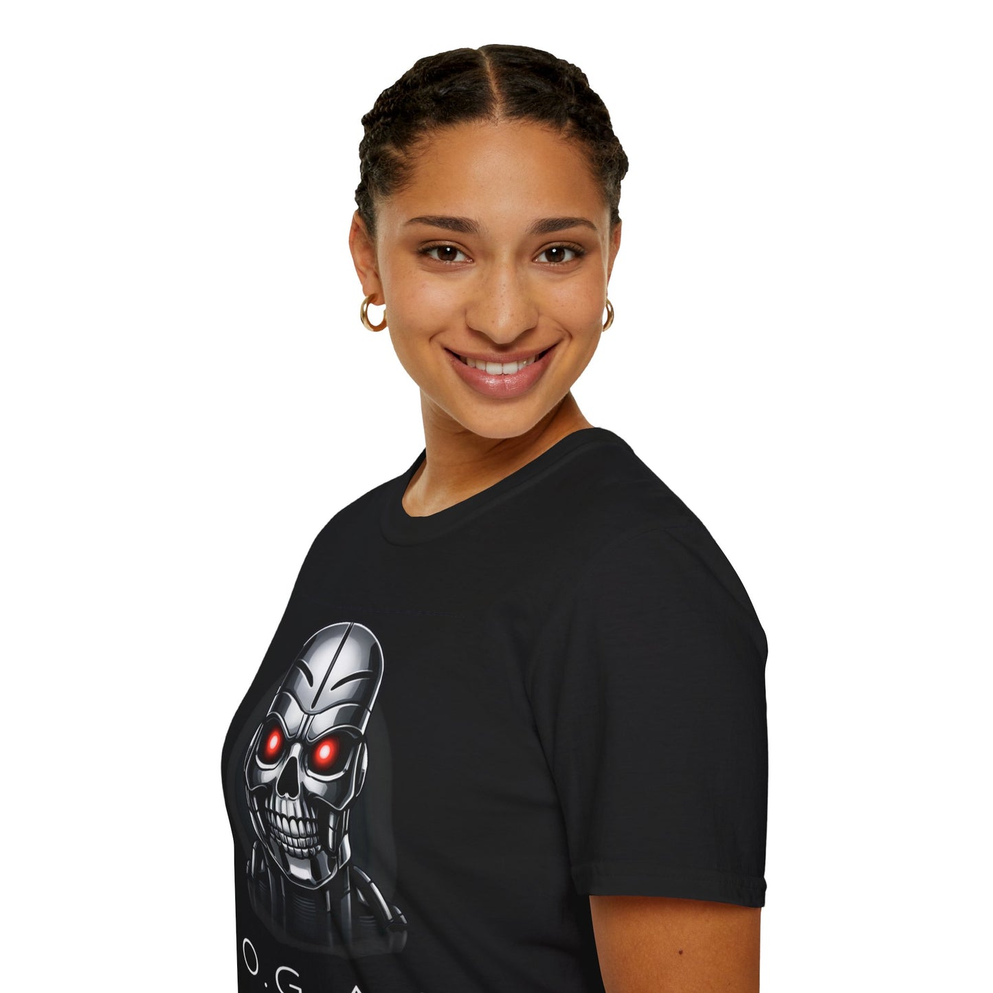 O.G.A.I. — Red-Eye Endoskeleton Tee (Unisex Softstyle)