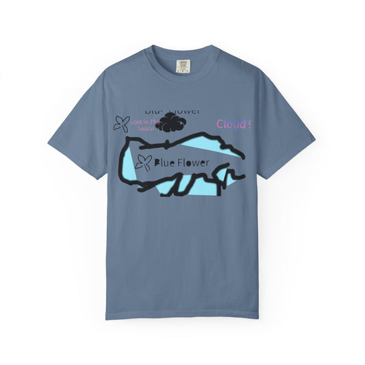 Blue Flower Cloud T-Shirt