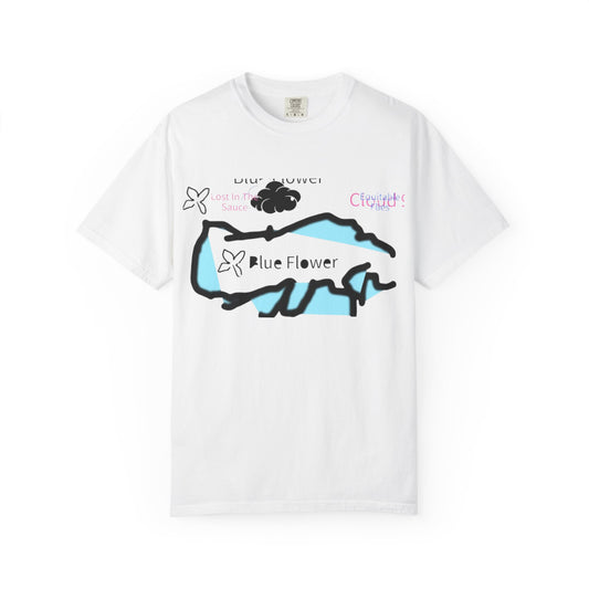 Blue Flower Cloud T-Shirt