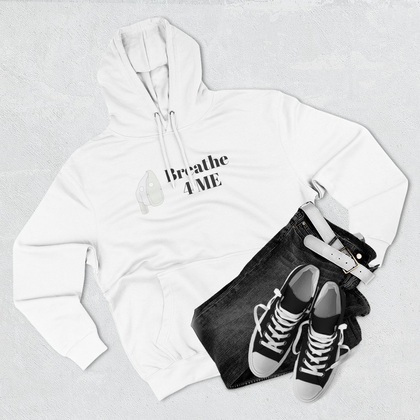 Breath For ME Fleece Hoodie